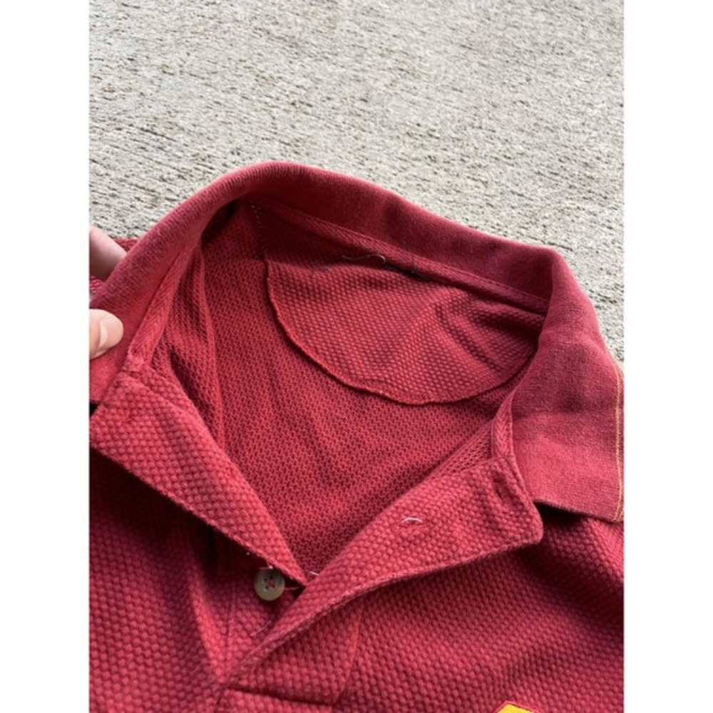 Vintage USC Trojans Polo Shirt Mens XL Red NCAA Football Nike Embroidered Golf - Picture 12 of 16
